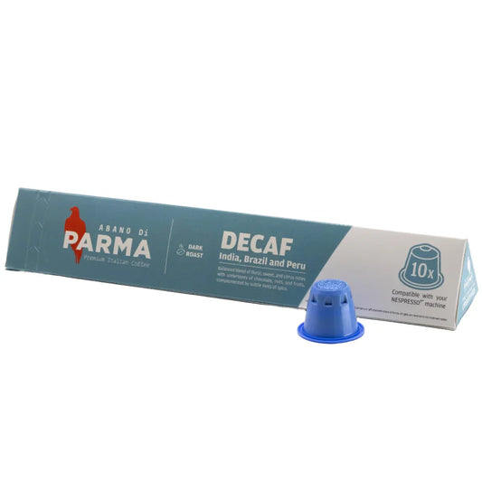 Abano Di Parma Decaf 50% Arabica Nespresso compatible capsules