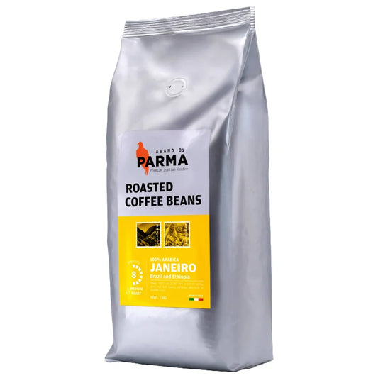Abano Di Parma Janeiro 100% Arabica roasted coffee beans 1Kg