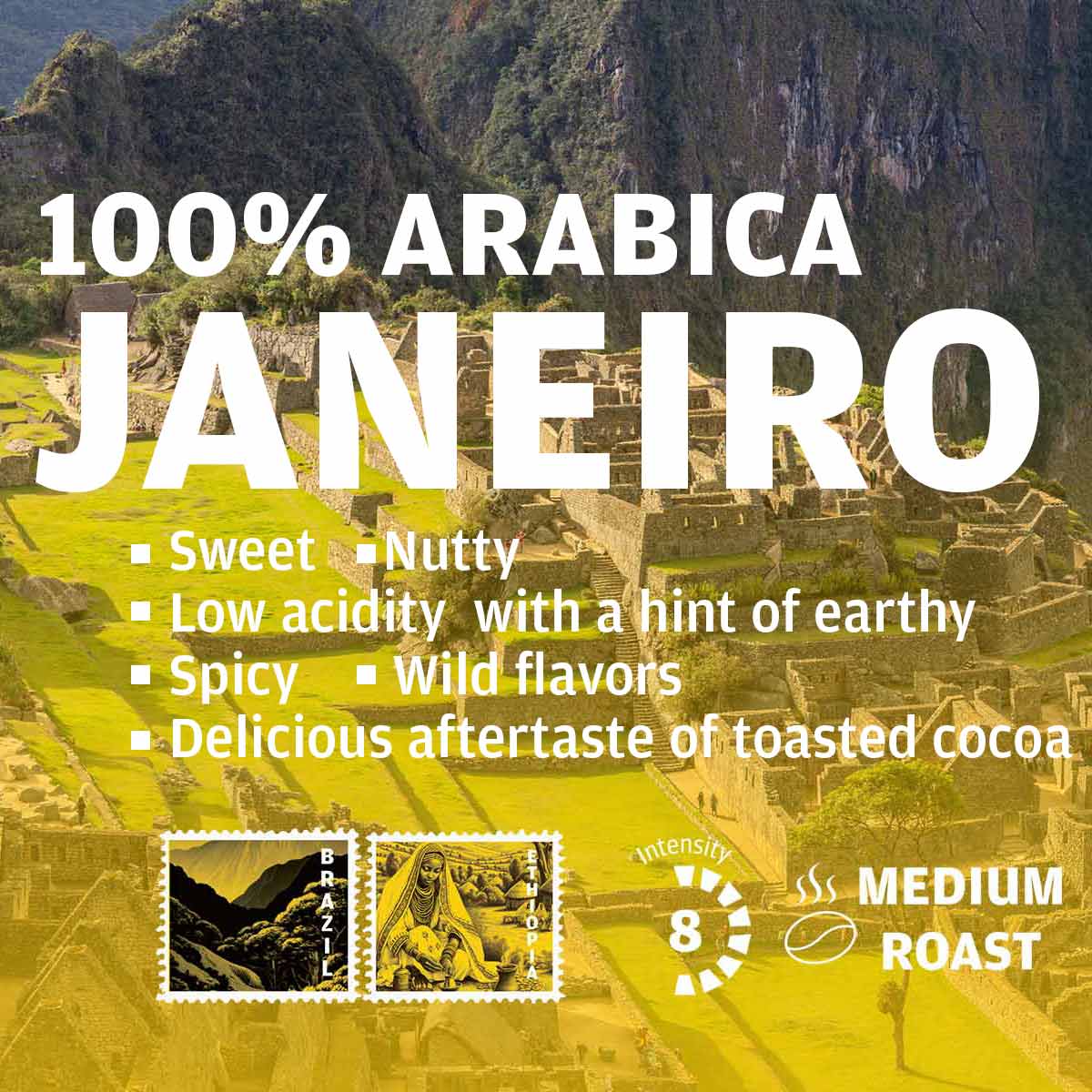 Abano Di Parma Janeiro 100% Arabica coffee capsules