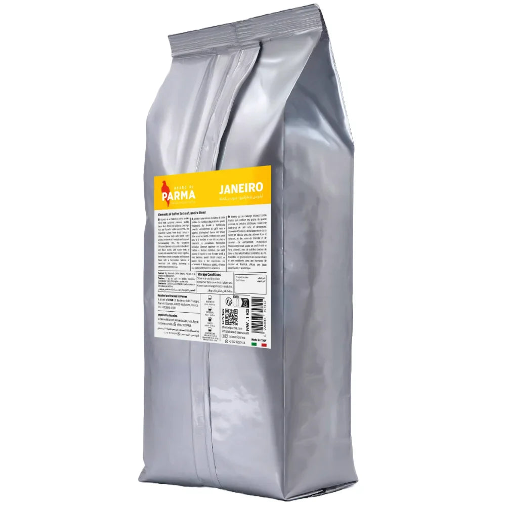 Abano Di Parma Janeiro 100% Arabica roasted coffee beans 1Kg