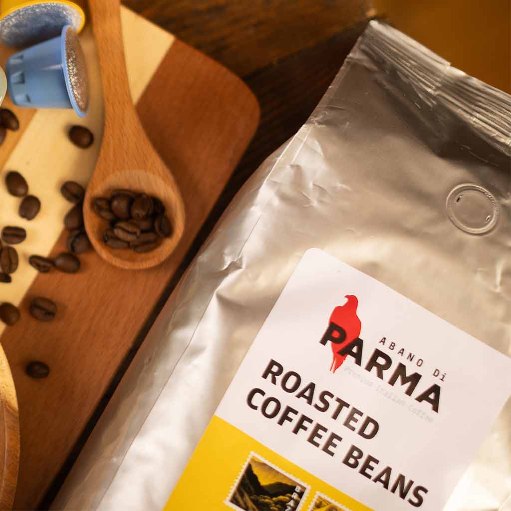 Abano Di Parma Janeiro 100% Arabica roasted coffee beans 1Kg