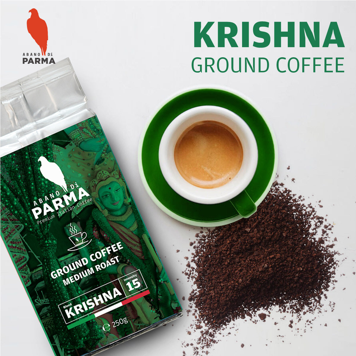 Abano Di Parma Krishna 70% Robusta ground coffee