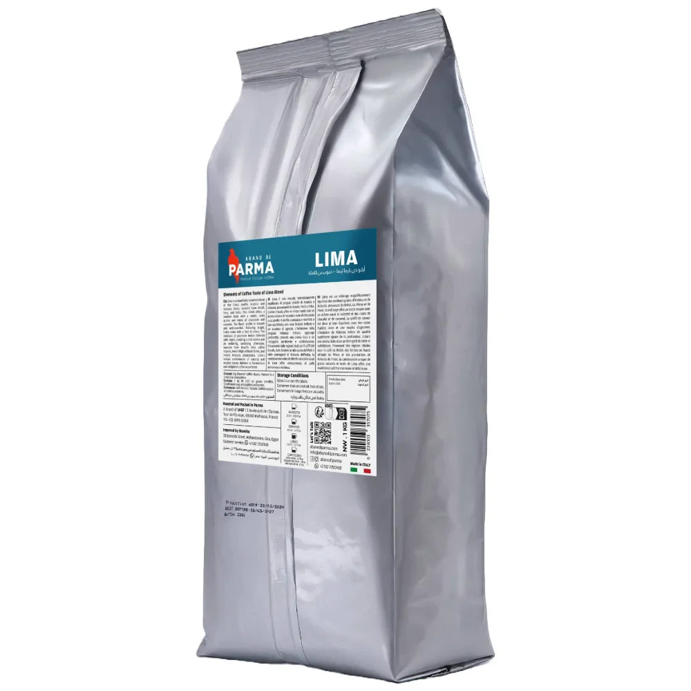 Abano Di Parma Lima 70% Arabica roasted coffee beans 1Kg